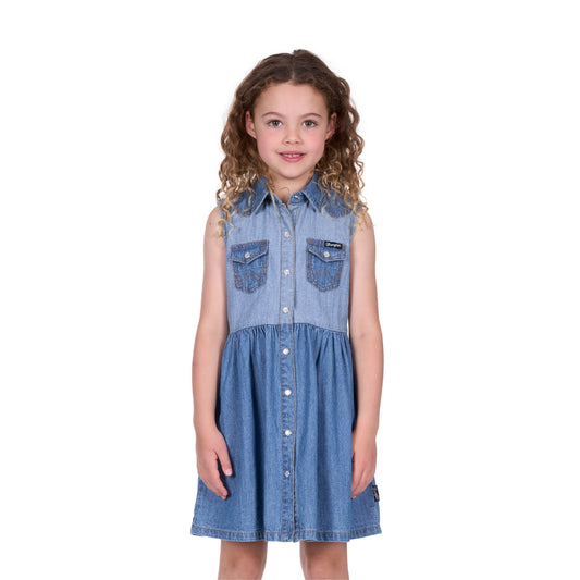 Wrangler Girls Joanna Sleeveless Dress - EQ Saddlery