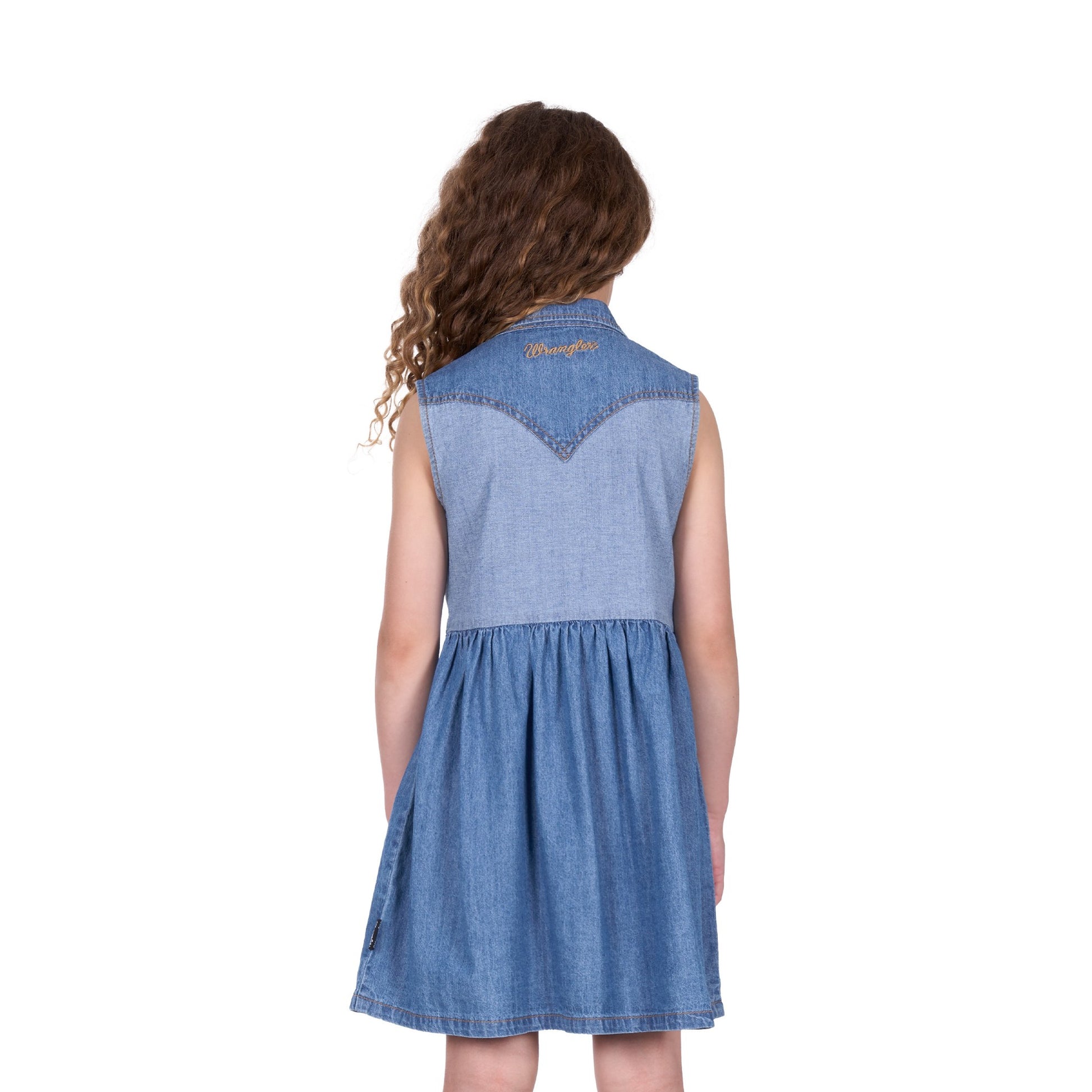 Wrangler Girls Joanna Sleeveless Dress - EQ Saddlery