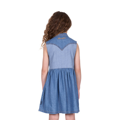 Wrangler Girls Joanna Sleeveless Dress - EQ Saddlery