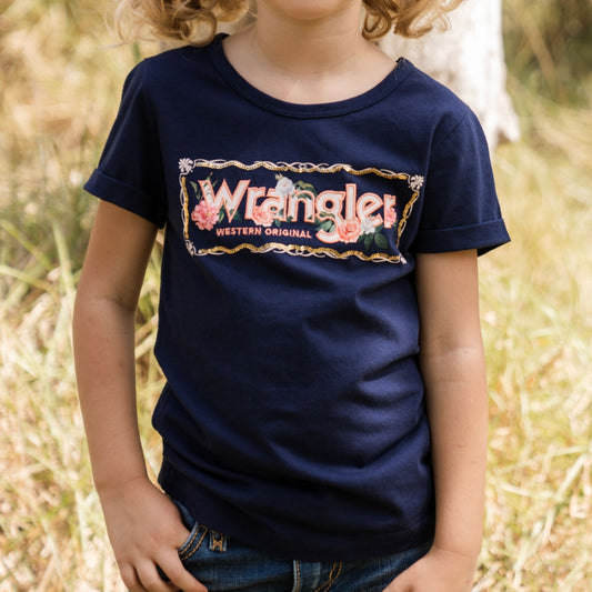 Wrangler Girls Iris Short Sleeve T-Shirt - EQ Saddlery