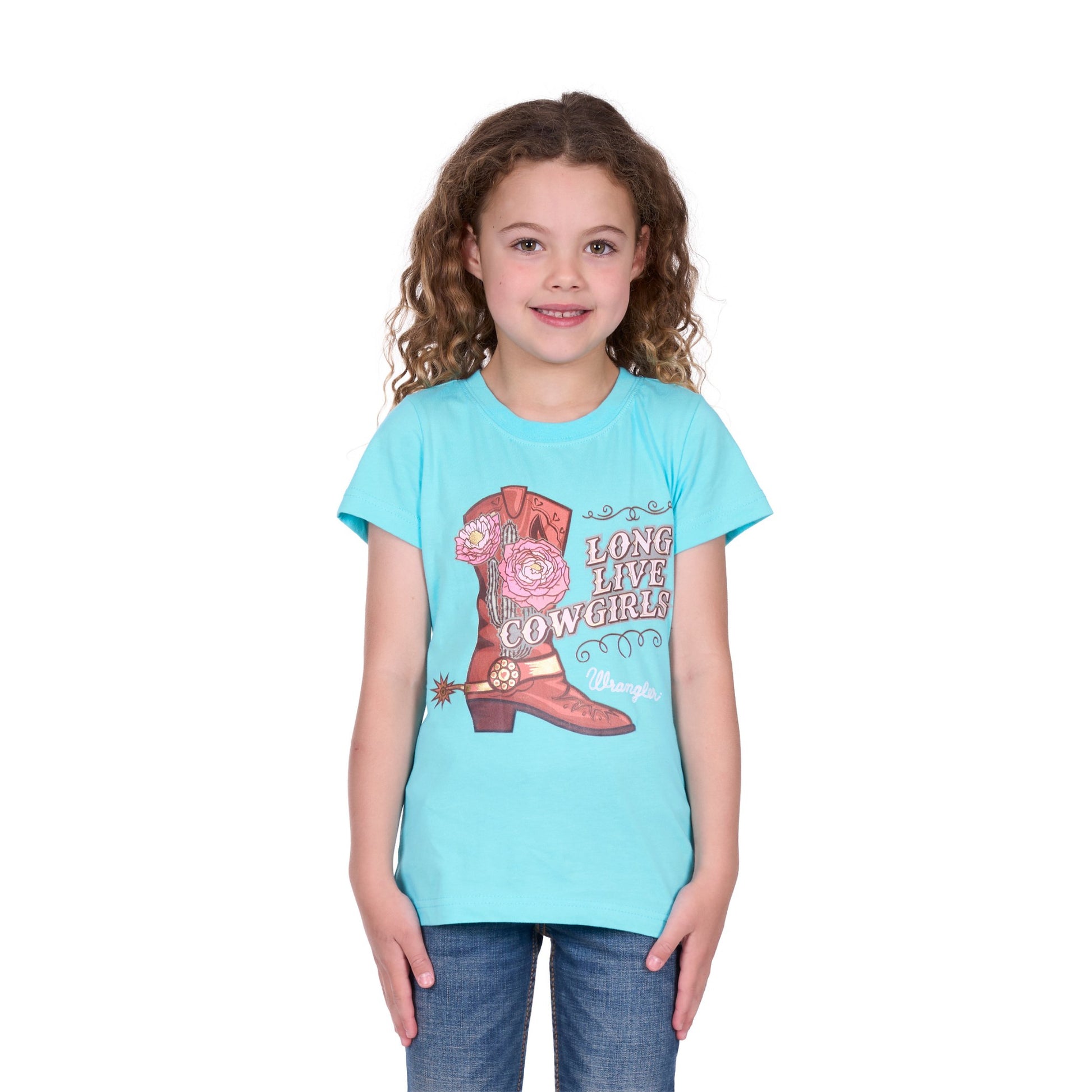 Wrangler Girls Kelly Short Sleeve Tee - EQ Saddlery