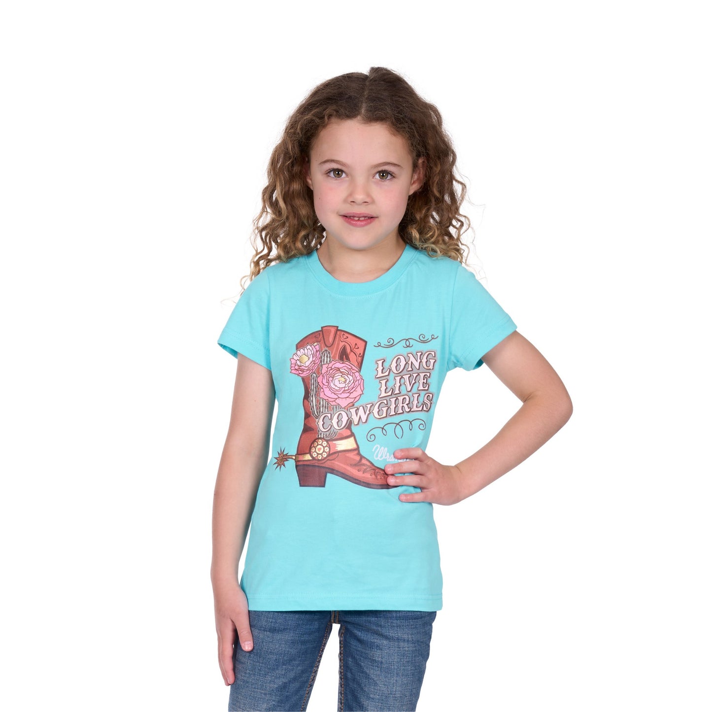 Wrangler Girls Kelly Short Sleeve Tee - EQ Saddlery