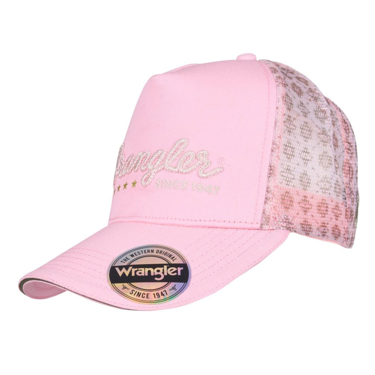Wrangler Lucy High Profile Ponytail Trucker Cap
