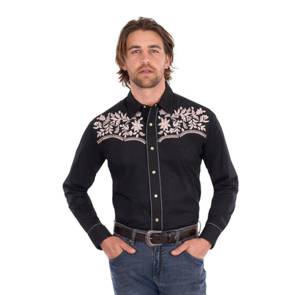 Wrangler Mens Anthony Embroidered Long Sleeve Shirt