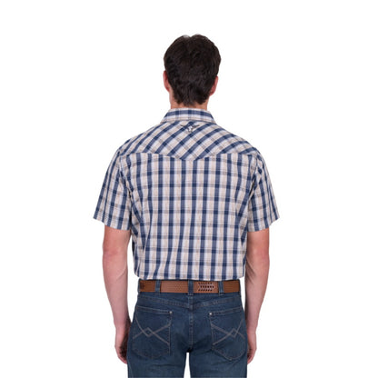 Pure Western Peter Check Western Short Sleeve Shirt - EQ Saddlery