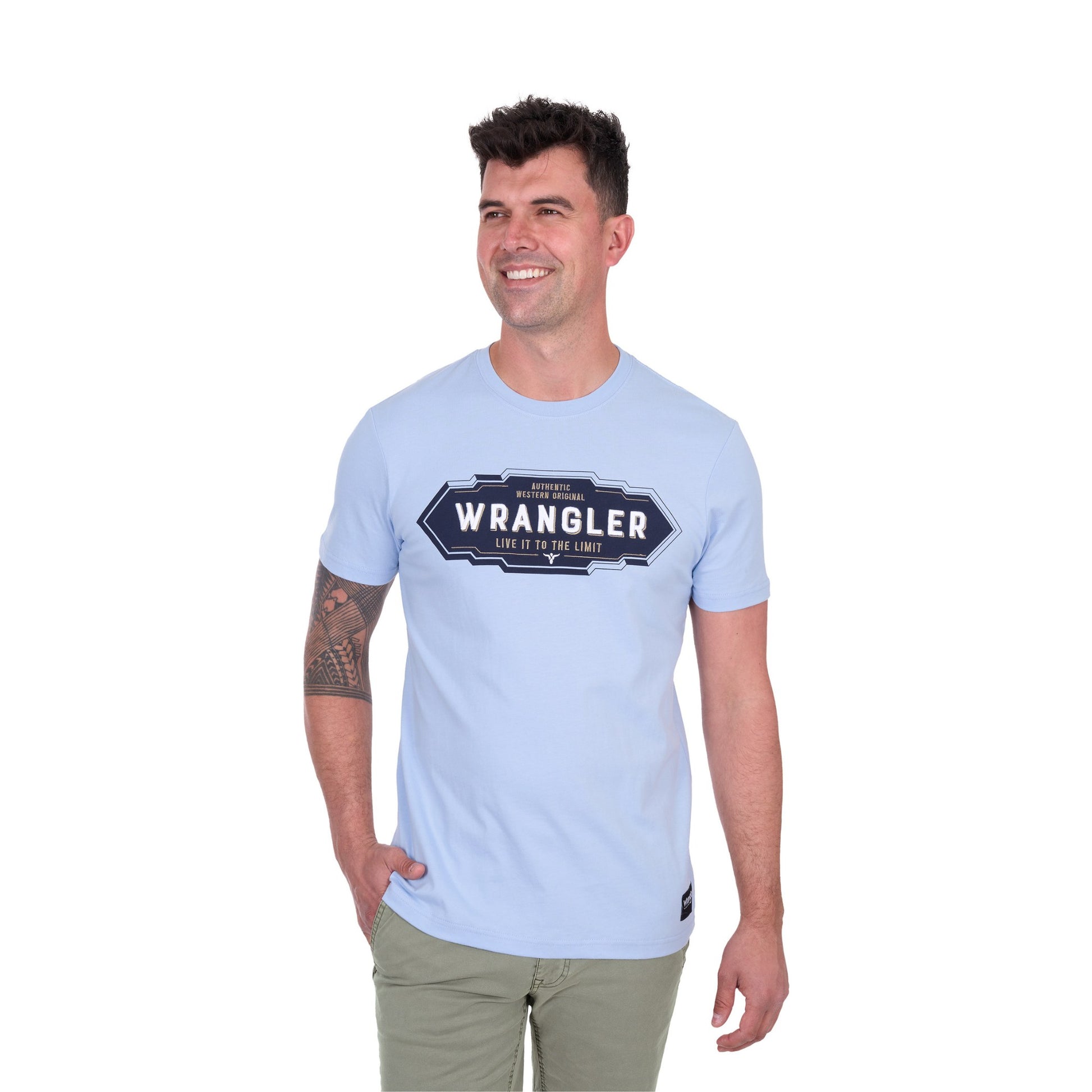 Wrangler Mens Roy Short Sleeve Tee - EQ Saddlery