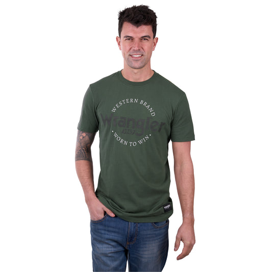Wrangler Mens Cole Short Sleeve Tee - EQ Saddlery