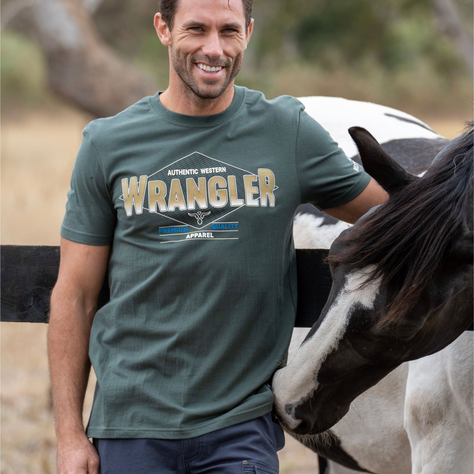 Wrangler Mens George Short Sleeve T-Shirt - EQ Saddlery