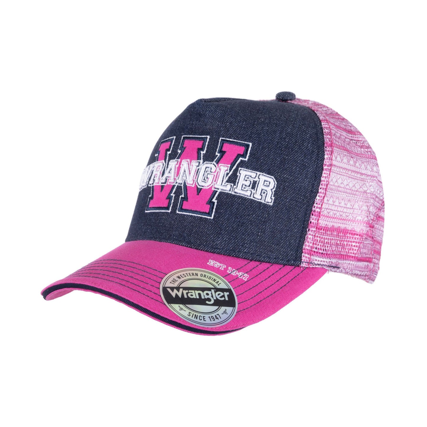 Wrangler Randy High Profile Ponytail Trucker Cap