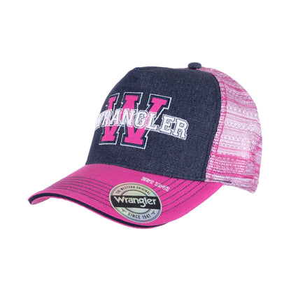 Wrangler Randy High Profile Ponytail Trucker Cap