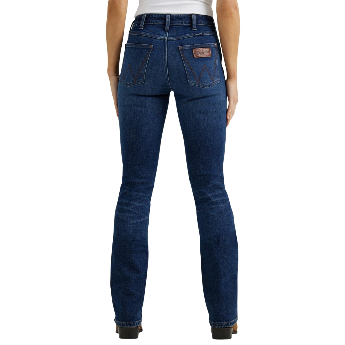 Wrangler Womens Bailey Retro High Rise Boot Cut Jeans