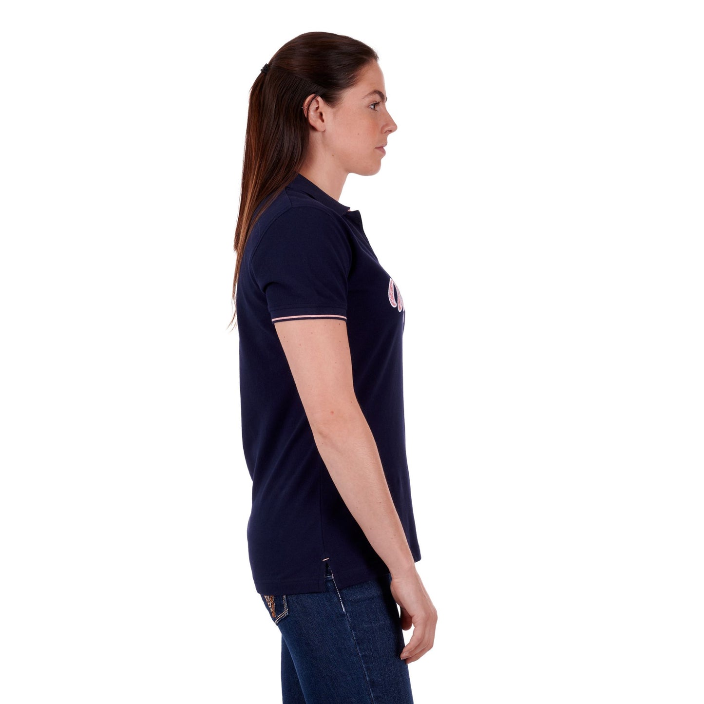 Wrangler Womens Carlyn Short Sleeve Polo Shirt - EQ Saddlery