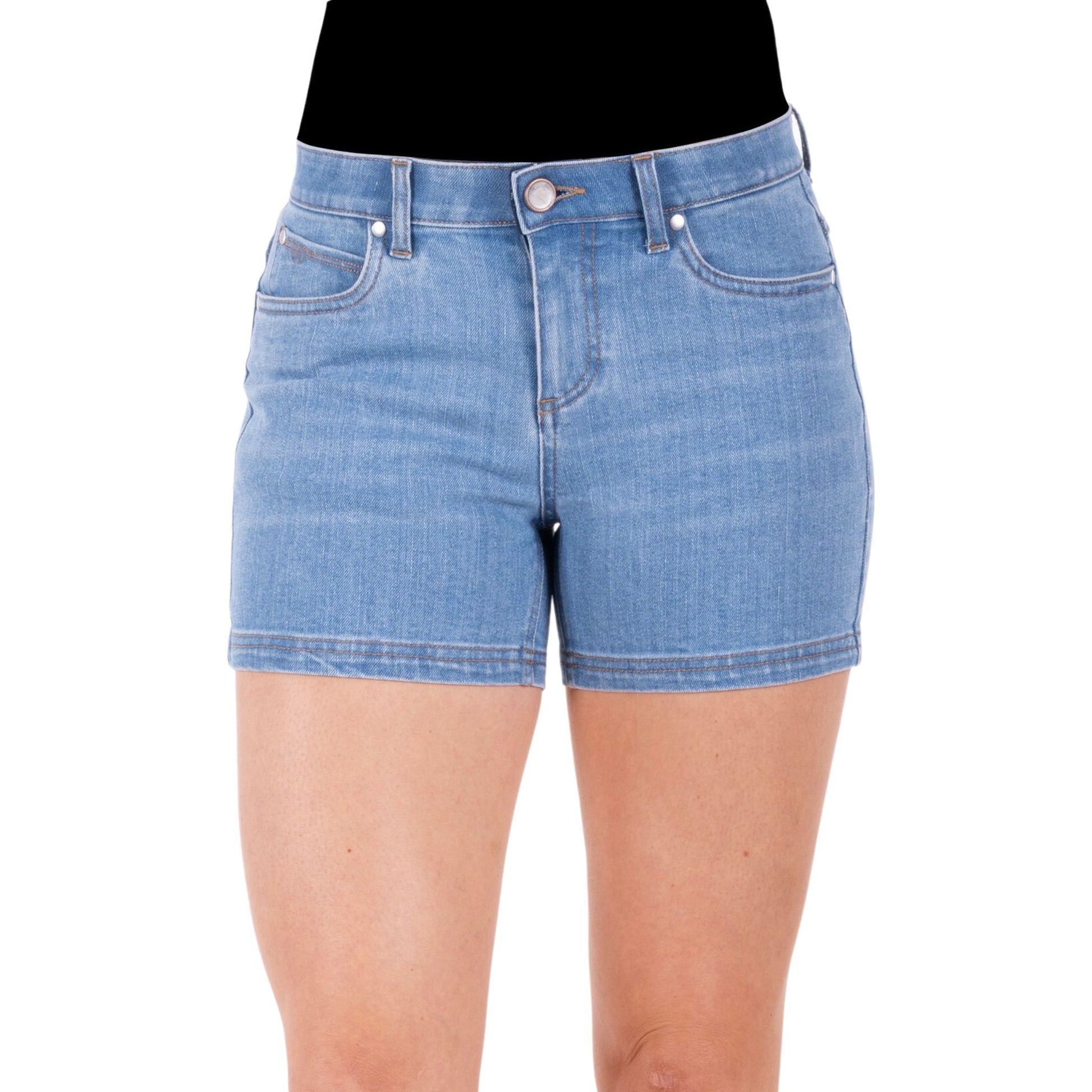 Wrangler Womens Megan Ultimate Short Q-Baby Jeans - EQ Saddlery