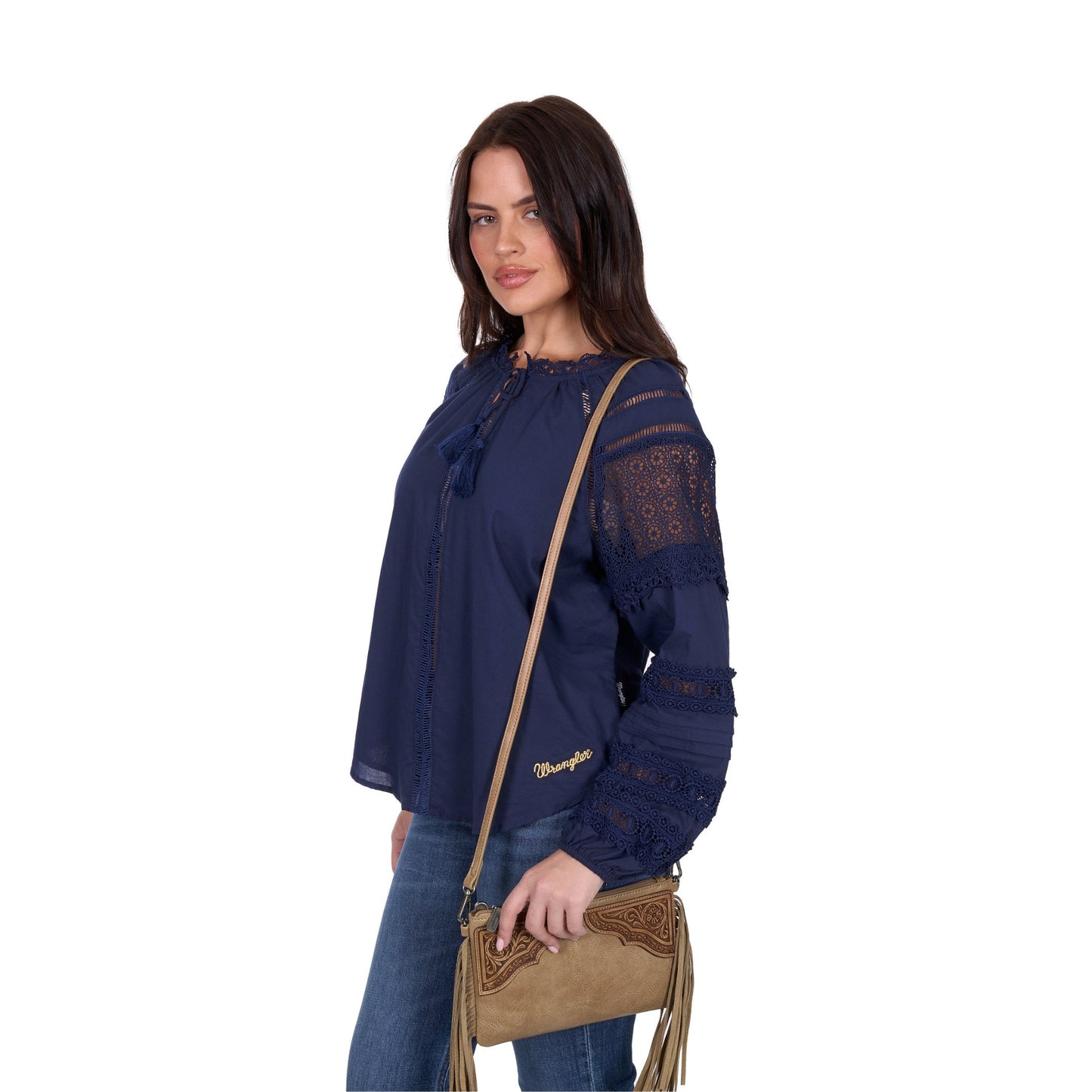 Wrangler Womens Tamara Long Sleeve Blouse - EQ Saddlery