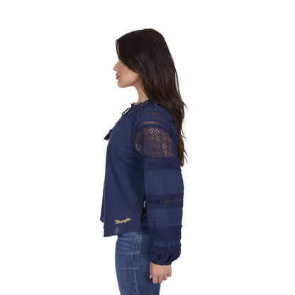 Wrangler Womens Tamara Long Sleeve Blouse - EQ Saddlery
