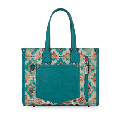 Wrangler Aztec Crossbody Tote Bag