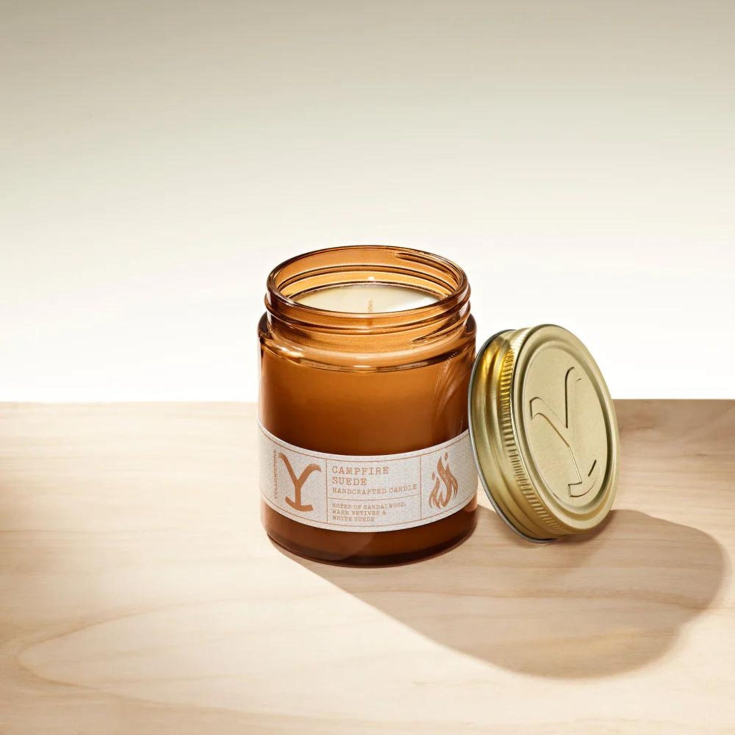 Yellowstone Campfire Suede Wax Candle