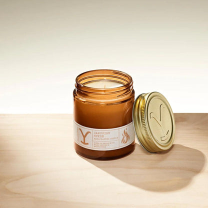 Yellowstone Campfire Suede Wax Candle