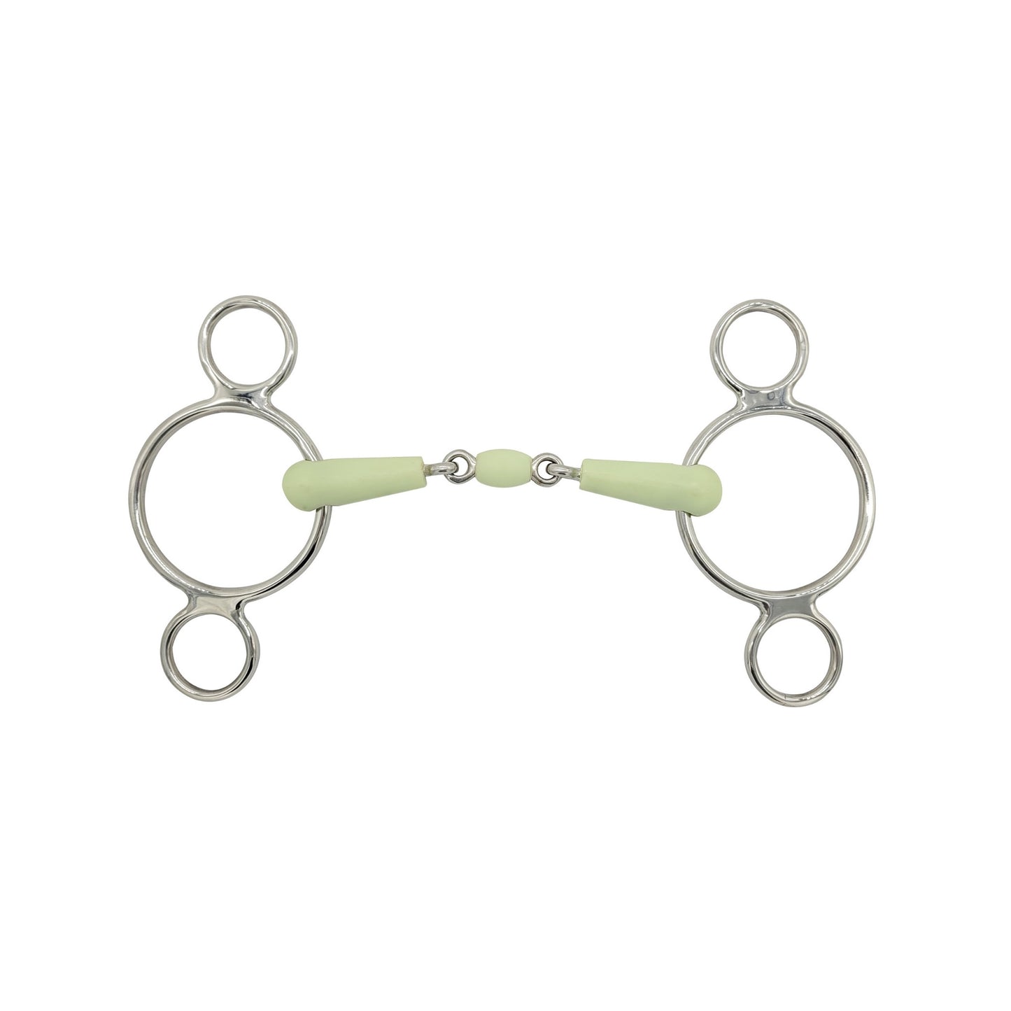Zilco Pessoa Double Jointed White Mouth Bit