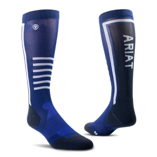 Ariat Adults Unisex AriatTEK Slimline Performance Socks - EQ Saddlery