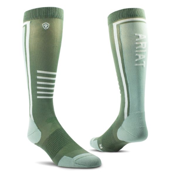 Ariat Adults Unisex AriatTEK Slimline Performance Socks - EQ Saddlery