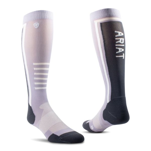 Ariat Adults Unisex AriatTEK Slimline Performance Socks - EQ Saddlery