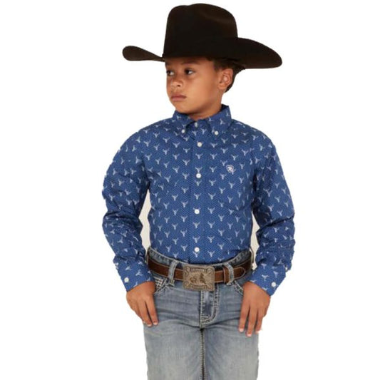 Ariat Boys Jai Long Sleeve Classic Fit Shirt - EQ Saddlery