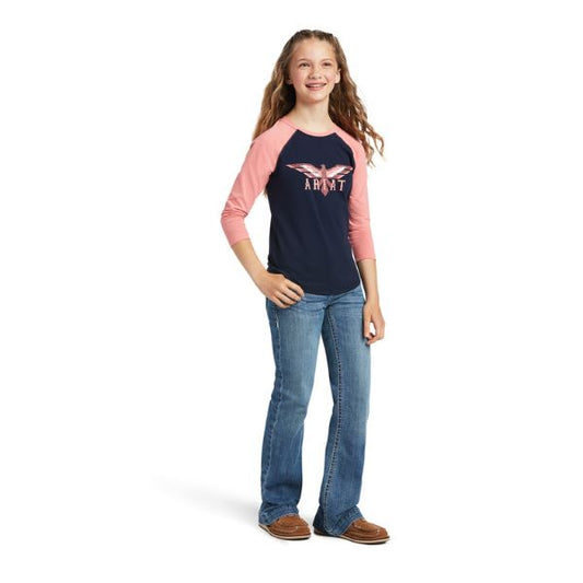 Ariat Girls REAL Firebird Tee - EQ Saddlery