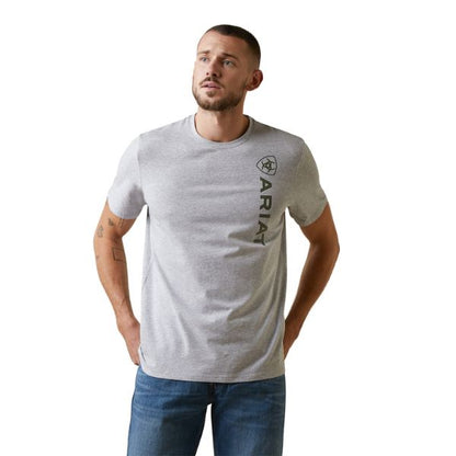 Ariat Mens Vertical Logo T-Shirt - EQ Saddlery