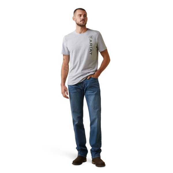 Ariat Mens Vertical Logo T-Shirt - EQ Saddlery