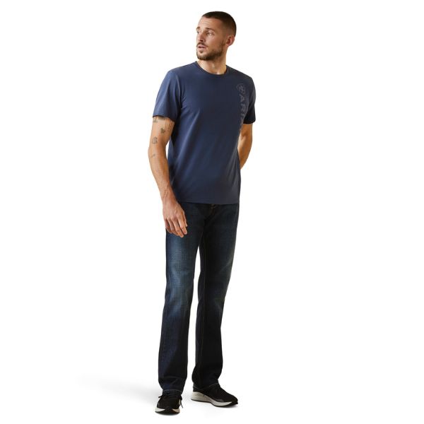 Ariat Mens Vertical Logo T-Shirt - EQ Saddlery