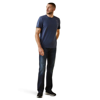 Ariat Mens Vertical Logo T-Shirt - EQ Saddlery