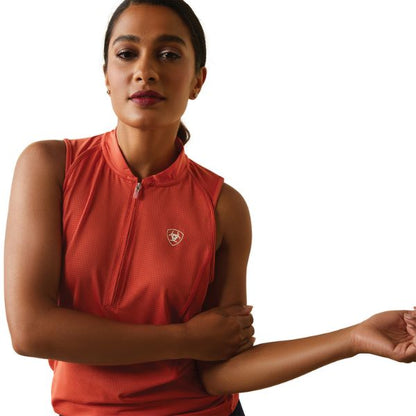 Ariat Womens Hailey 1/4 Zip Sleeveless Baselayer - EQ Saddlery