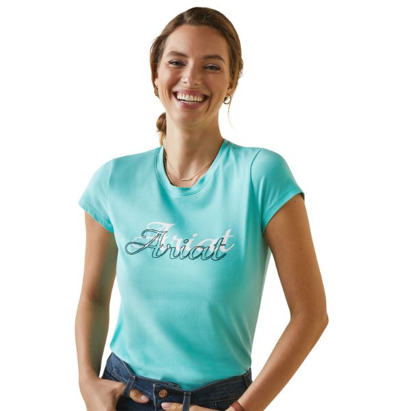 Ariat Womens Varsity Outline Short Sleeve T-Shirt - EQ Saddlery
