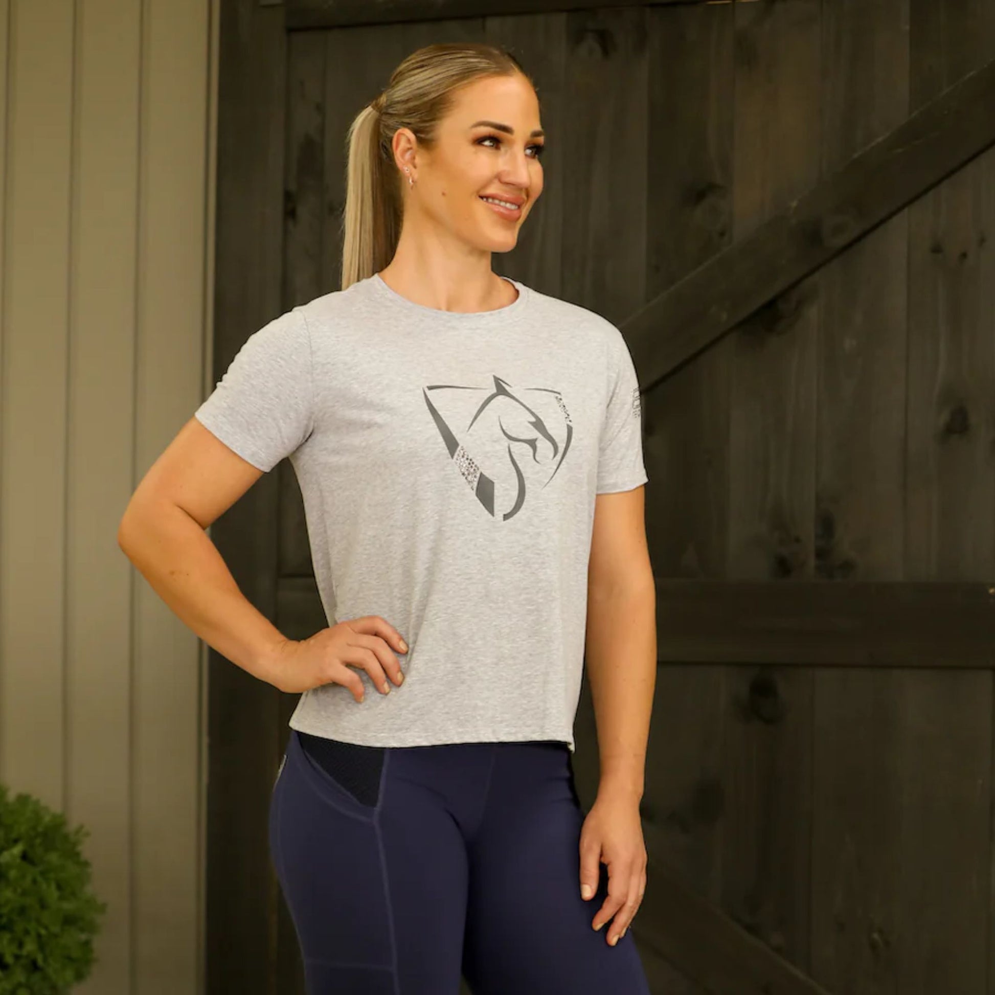 BARE Diamond Series Logo T-Shirt - EQ Saddlery