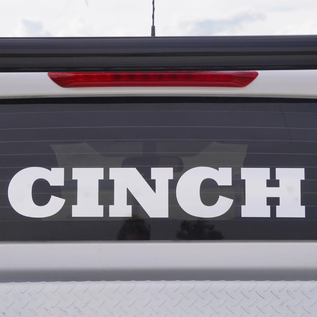 Cinch Silver Decal - EQ Saddlery