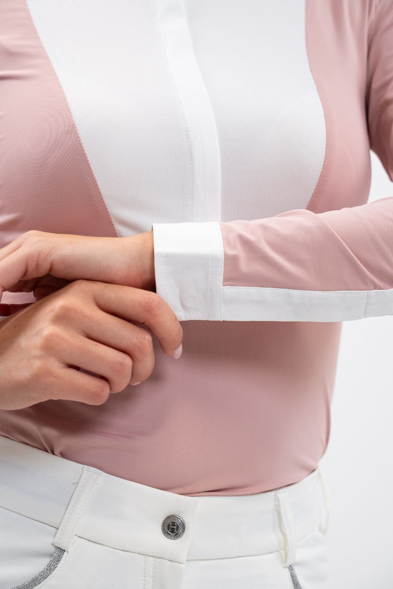 Harcour Stella Comp Long Sleeve Polo