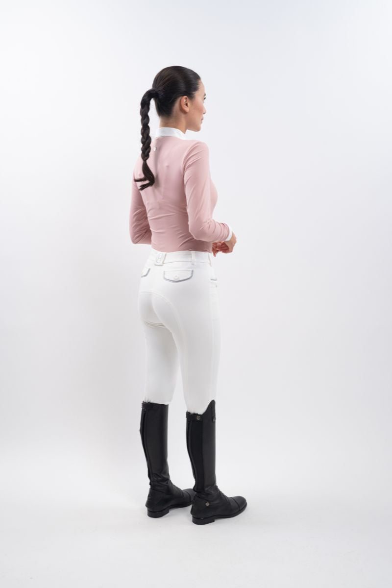 Harcour Stella Comp Long Sleeve Polo