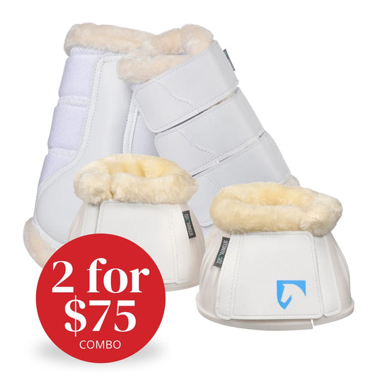 EQ Armour Fleece Edged AirTec Mesh Brushing Boots