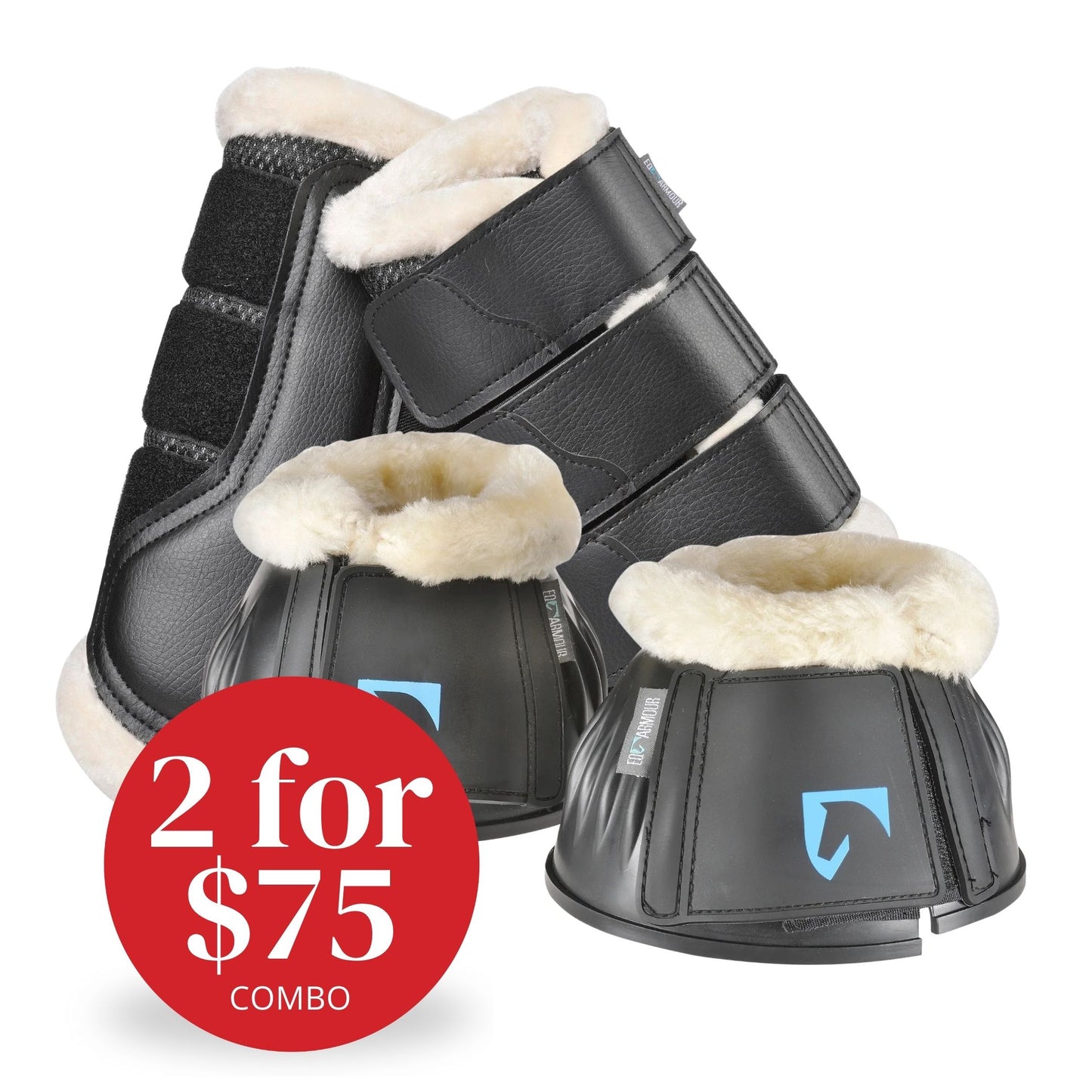 EQ Armour Fleece Trim Bell Boots