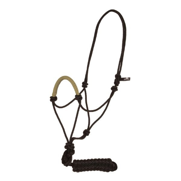 Ezyride Solid Nose Rope Halter with Lead Rope