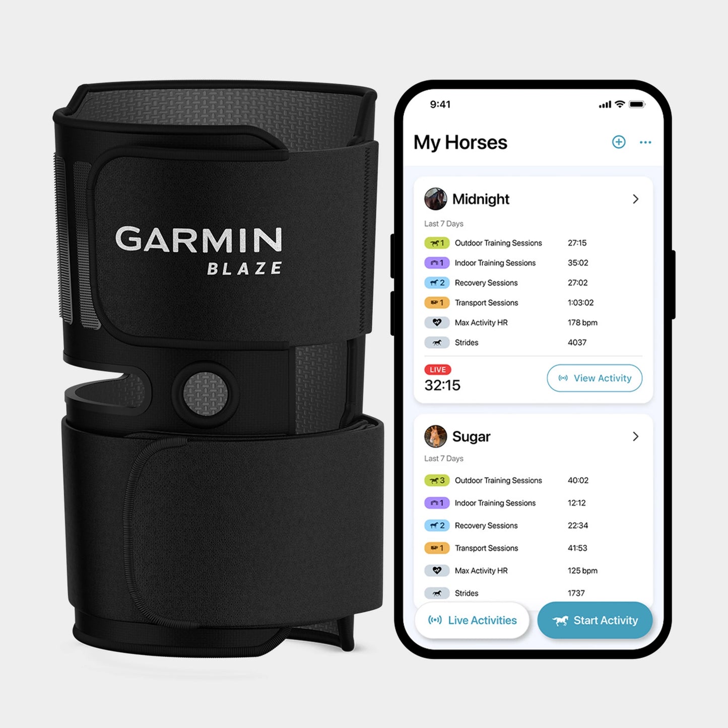 Garmin Blaze Equine Wellness System