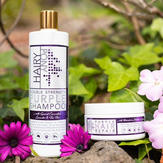 Hairy Pony Double Strength Purple Shampoo - EQ Saddlery