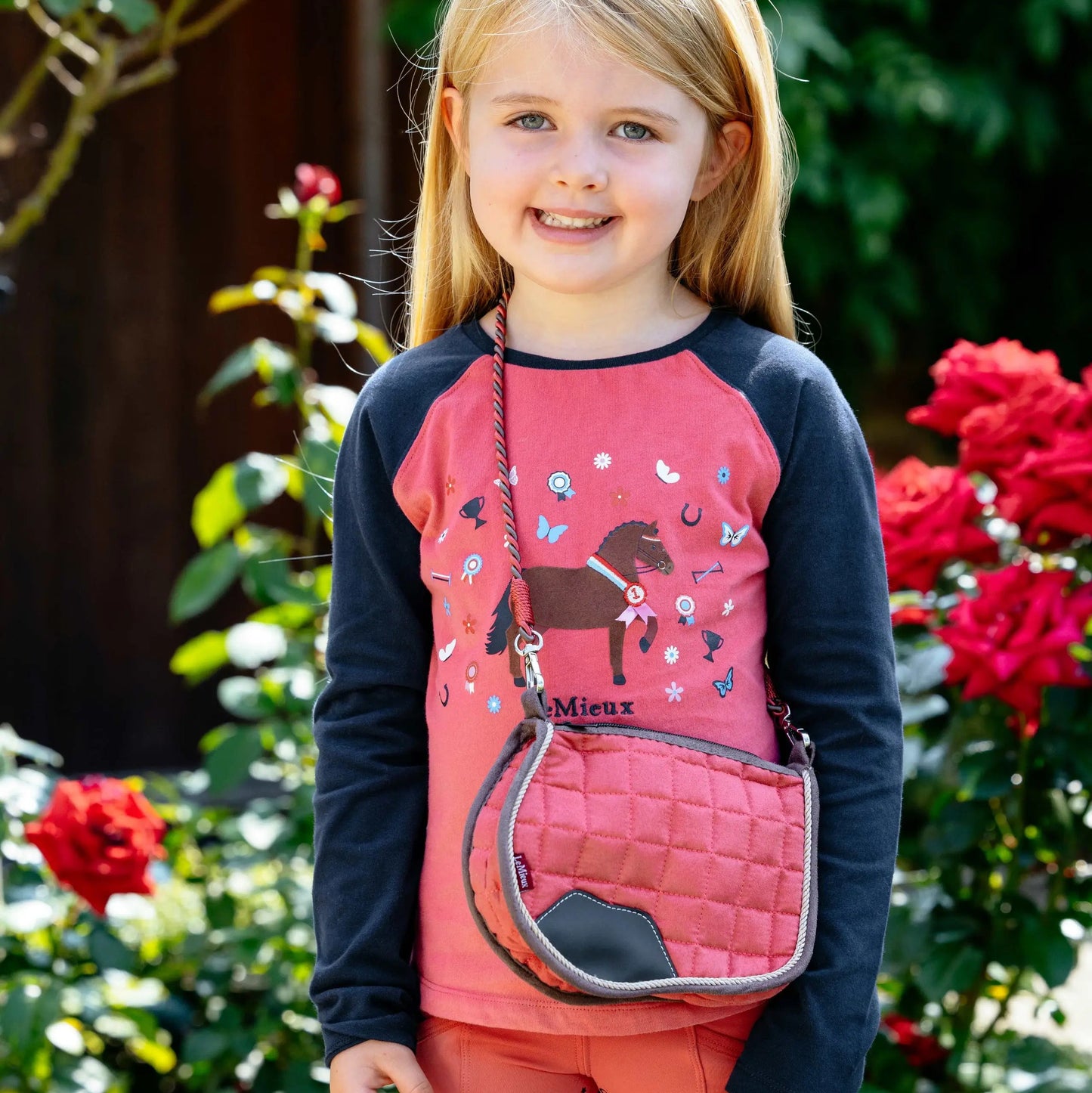 LeMieux Luggage Saddle Pad Crossbody Bag