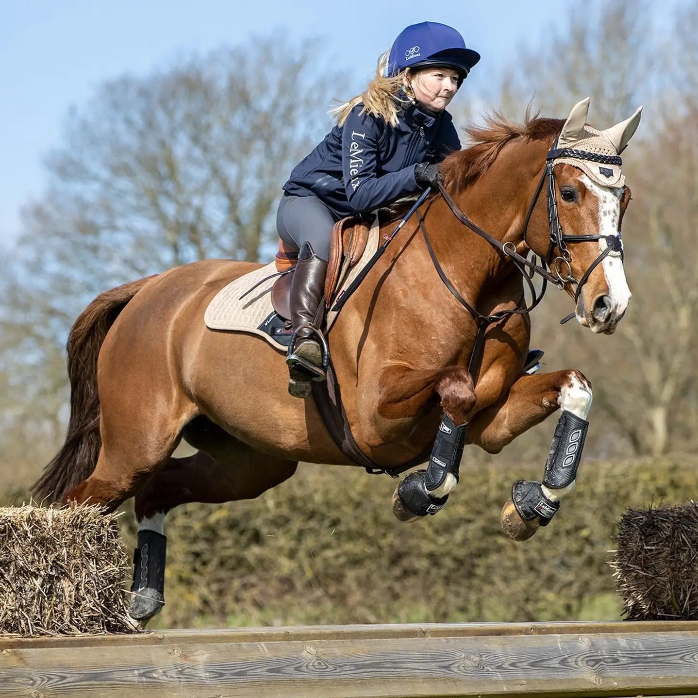 LeMieux Carbon Air XC Boots Hind