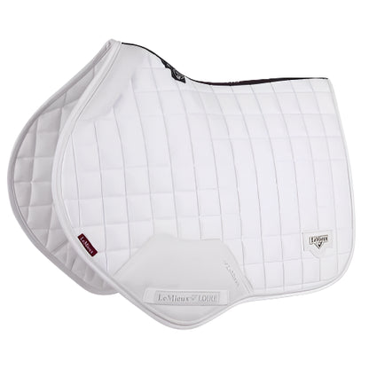 LeMieux Loire Memory Square Satin Close Contact Saddle Pad - EQ Saddlery