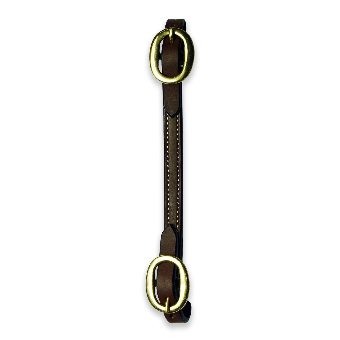 Ezy Ride Curb Strap w Brass Buckles