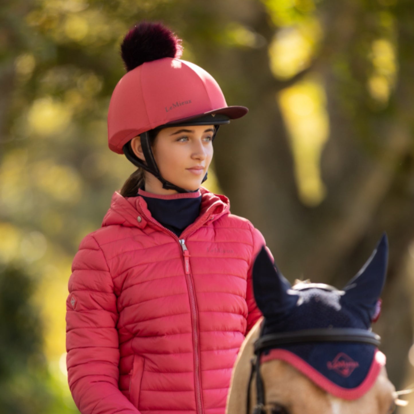 LeMieux Classique Pom Hat Silk