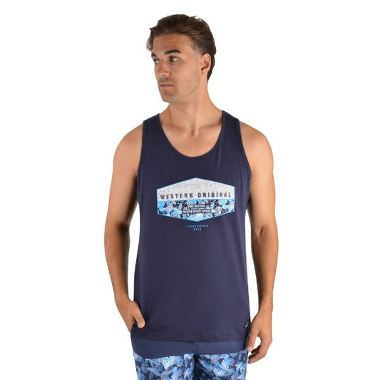 Pure Western Mens Robertson Singlet