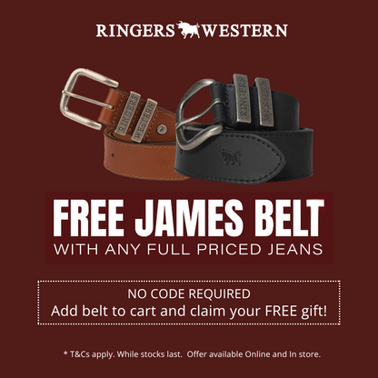 Ringers Western James Belt